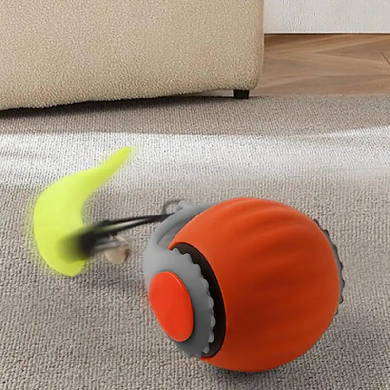 Interactive Cat Ball Toy Pet Cat Intelligent Sensor Ball Electric Toy Reduce Kitten Boredom Adjustable Ball Fast Rolling on